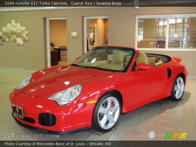 2004 Porsche 911 Turbo Cabriolet in Guards Red