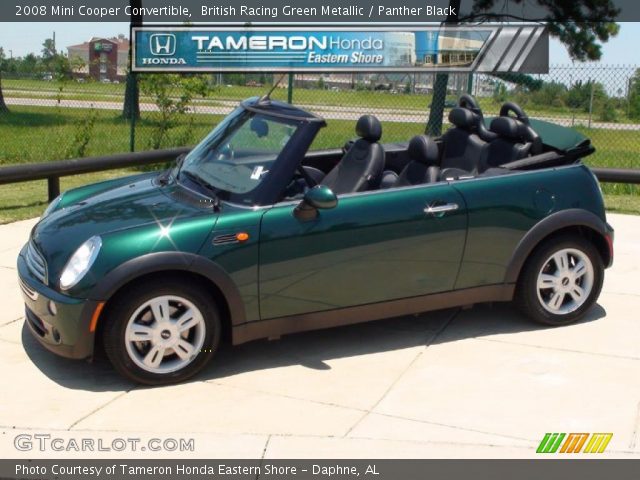 2008 Mini Cooper Convertible in British Racing Green Metallic