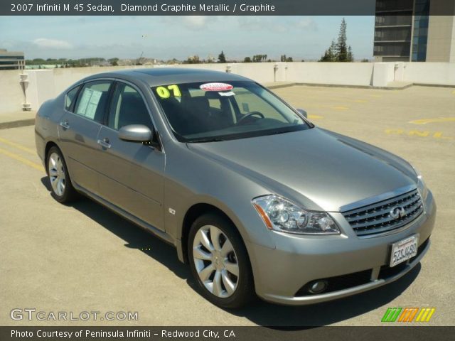 2007 Infiniti M 45 Sedan in Diamond Graphite Metallic