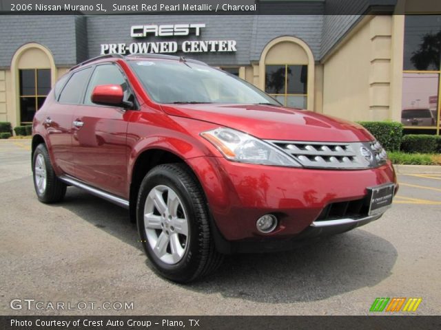 2006 Nissan Murano SL in Sunset Red Pearl Metallic