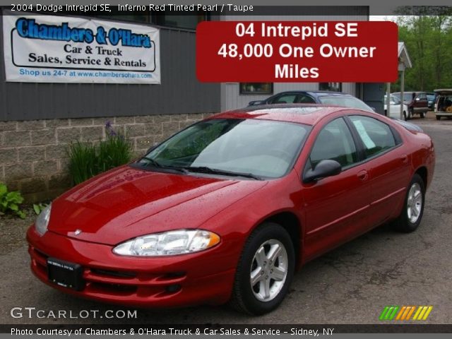 2004 Dodge Intrepid SE in Inferno Red Tinted Pearl