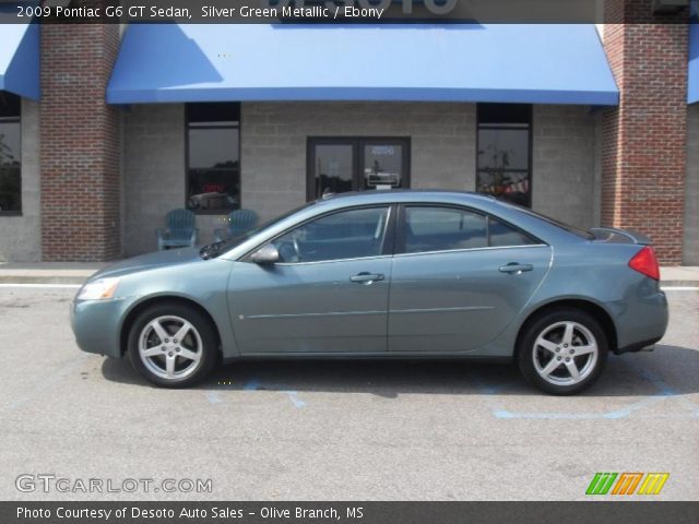 2009 Pontiac G6 GT Sedan in Silver Green Metallic