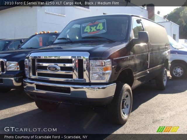 2010 Ford E Series Van E250 XLT Cargo 4x4 in Black