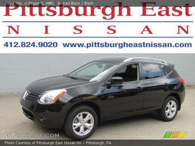 2009 Nissan Rogue SL AWD in Wicked Black