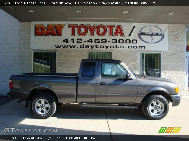 2005 Ford Ranger Edge SuperCab 4x4 in Dark Shadow Grey Metallic
