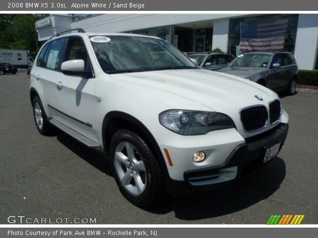 2008 BMW X5 3.0si in Alpine White