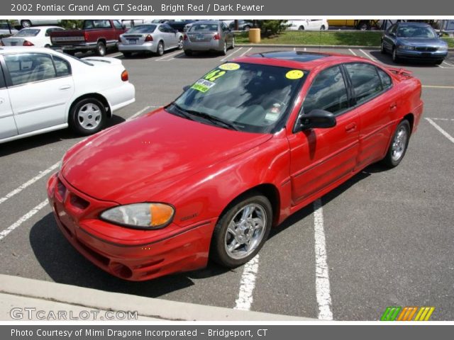 2002 Pontiac Grand Am GT Sedan in Bright Red
