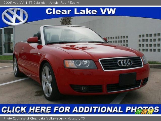2006 Audi A4 1.8T Cabriolet in Amulet Red