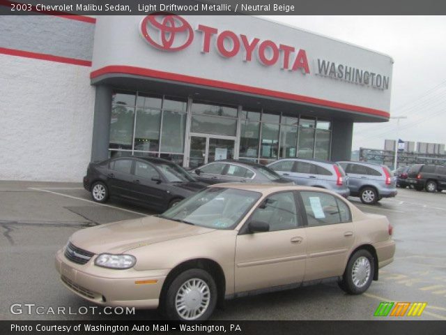 2003 Chevrolet Malibu Sedan in Light Driftwood Metallic