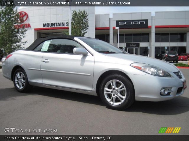 2007 Toyota Solara SE V6 Convertible in Titanium Metallic
