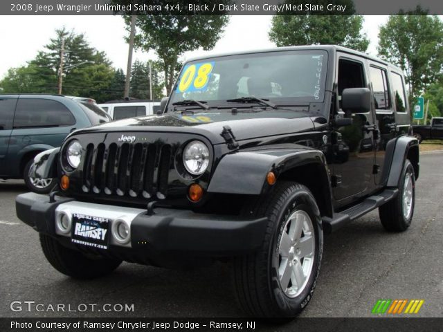 2008 Jeep Wrangler Unlimited Sahara 4x4 in Black