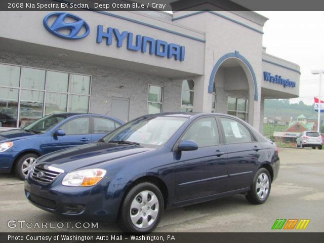 2008 Kia Spectra EX Sedan in Deep Ocean Blue