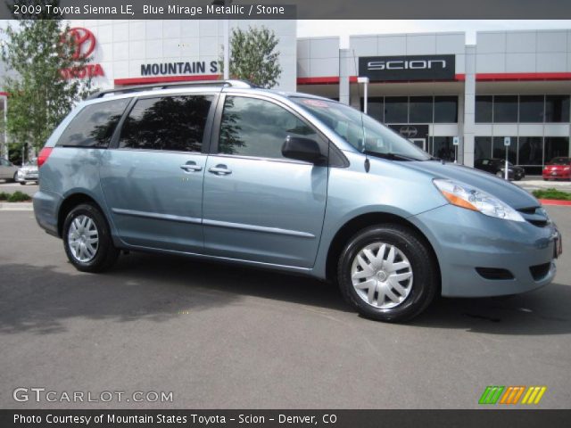 2009 Toyota Sienna LE in Blue Mirage Metallic
