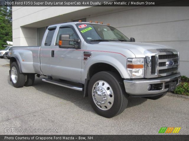 2008 Ford F350 Super Duty Lariat SuperCab 4x4 Dually in Silver Metallic