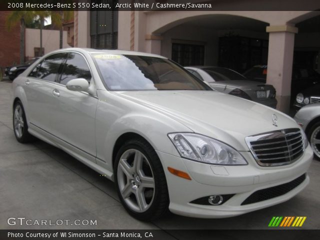 2008 Mercedes-Benz S 550 Sedan in Arctic White