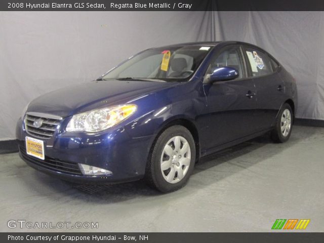 2008 Hyundai Elantra GLS Sedan in Regatta Blue Metallic