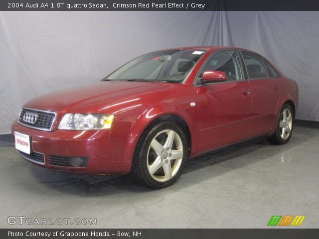 2004 Audi A4 1.8T quattro Sedan in Crimson Red Pearl Effect