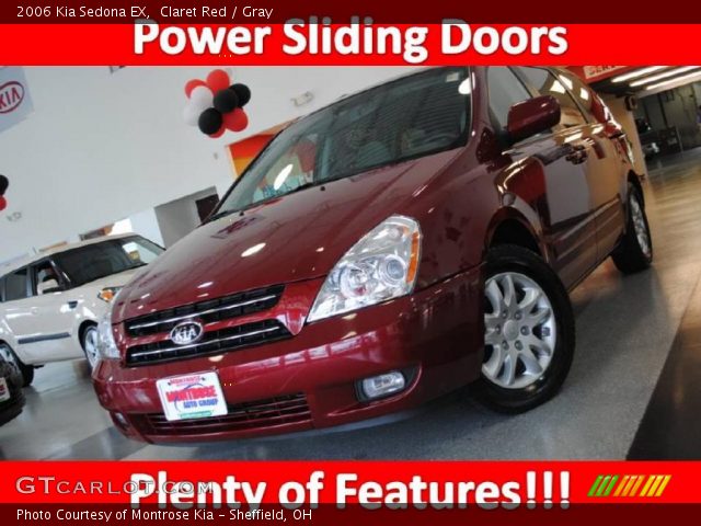 2006 Kia Sedona EX in Claret Red