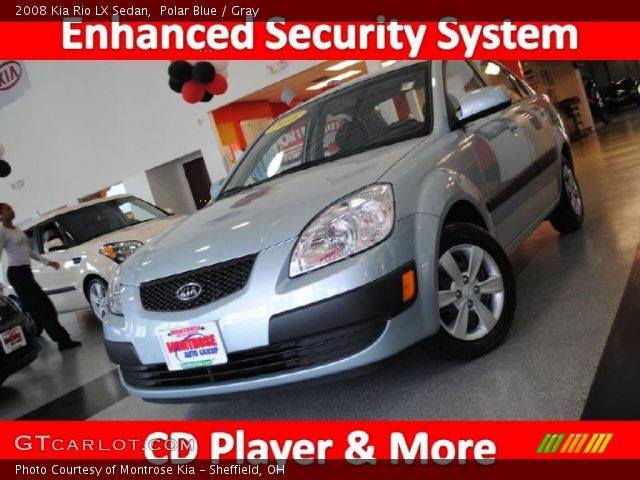 2008 Kia Rio LX Sedan in Polar Blue