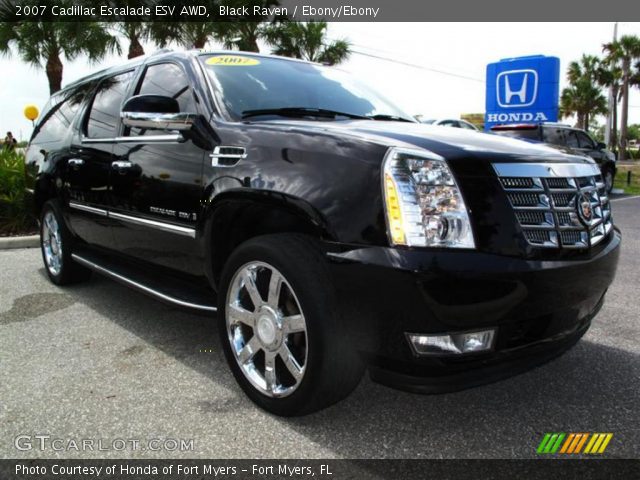 2007 Cadillac Escalade ESV AWD in Black Raven