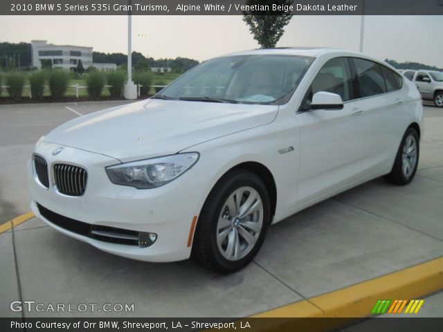 2010 BMW 5 Series 535i Gran Turismo in Alpine White