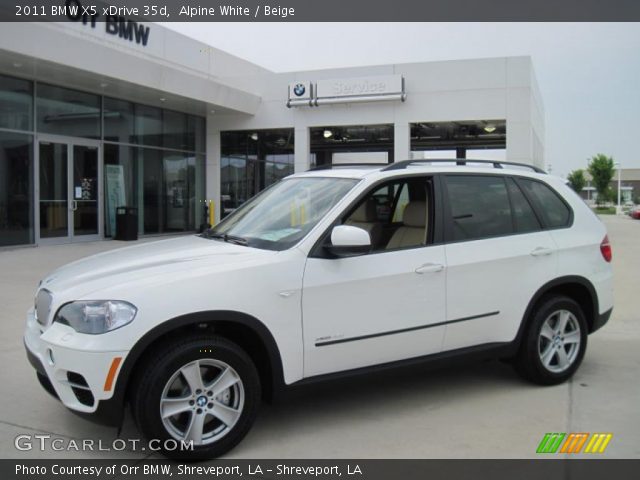 2011 BMW X5 xDrive 35d in Alpine White