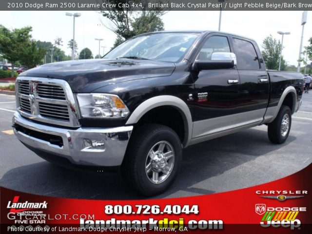 2010 Dodge Ram 2500 Laramie Crew Cab 4x4 in Brilliant Black Crystal Pearl