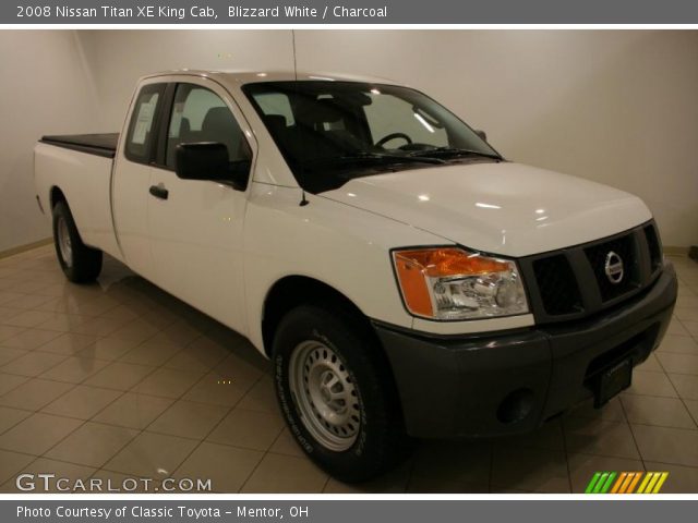 2008 Nissan Titan XE King Cab in Blizzard White