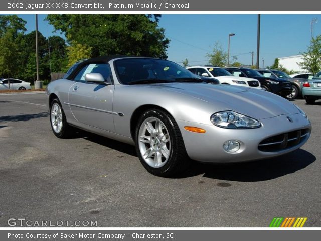2002 Jaguar XK XK8 Convertible in Platinum Metallic