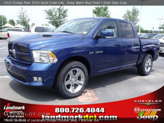 2010 Dodge Ram 1500 Sport Crew Cab in Deep Water Blue Pearl