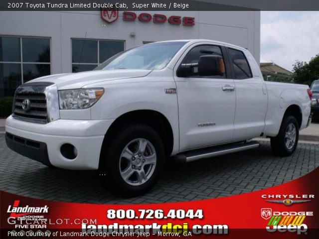 2007 Toyota Tundra Limited Double Cab in Super White