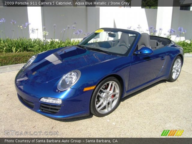 2009 Porsche 911 Carrera S Cabriolet in Aqua Blue Metallic