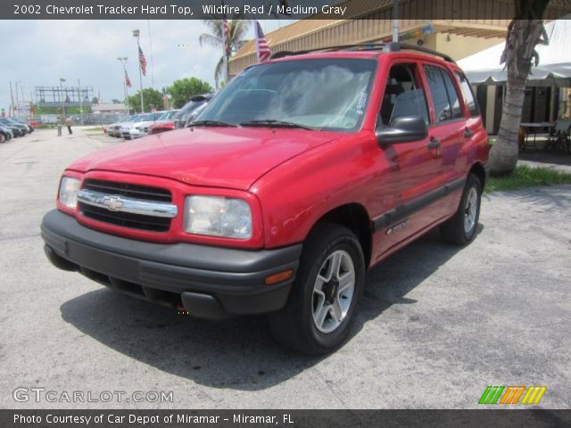 2002 Chevrolet Tracker Hard Top in Wildfire Red