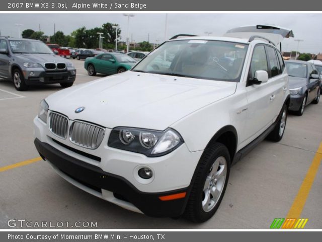 2007 BMW X3 3.0si in Alpine White