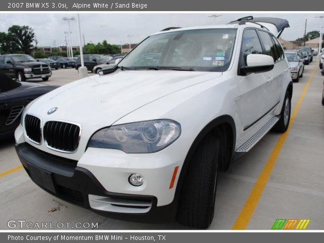 2007 BMW X5 3.0si in Alpine White