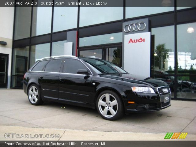 2007 Audi A4 2.0T quattro Avant in Brilliant Black