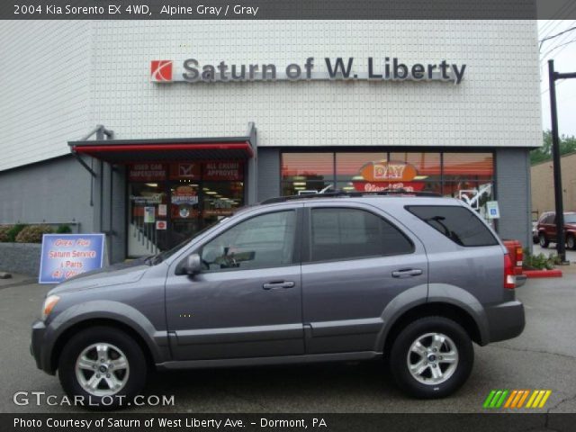 2004 Kia Sorento EX 4WD in Alpine Gray