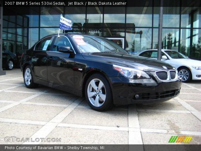 2007 BMW 5 Series 530xi Sedan in Jet Black