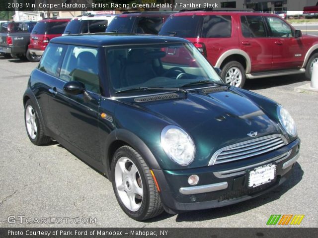 2003 Mini Cooper Hardtop in British Racing Green Metallic
