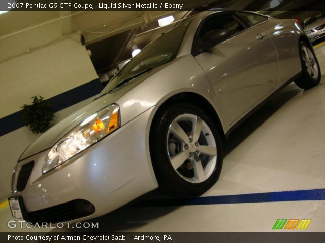 2007 Pontiac G6 GTP Coupe in Liquid Silver Metallic