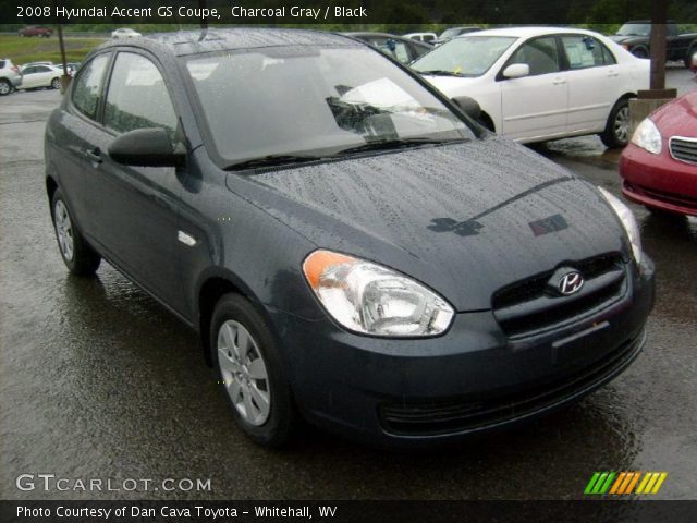2008 Hyundai Accent GS Coupe in Charcoal Gray