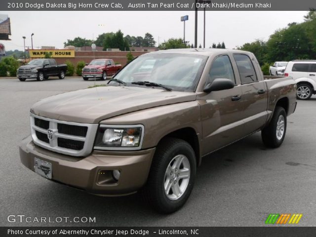 2010 Dodge Dakota Big Horn Crew Cab in Austin Tan Pearl Coat
