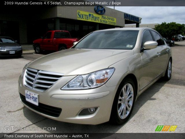 2009 Hyundai Genesis 4.6 Sedan in Champagne Beige Metallic