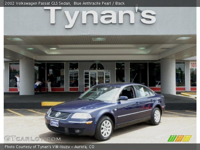 2002 Volkswagen Passat GLS Sedan in Blue Anthracite Pearl