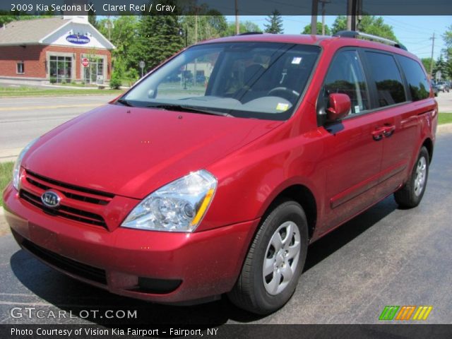 2009 Kia Sedona LX in Claret Red
