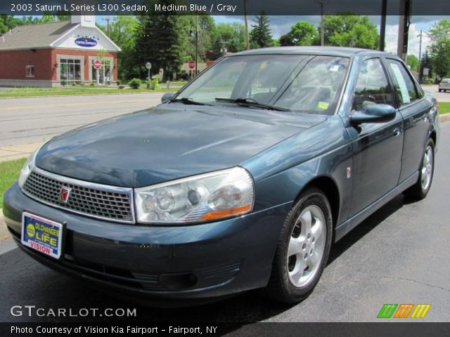 2003 Saturn L Series L300 Sedan in Medium Blue