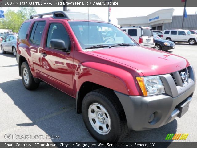 2007 Nissan Xterra S 4x4 in Red Brawn Metallic