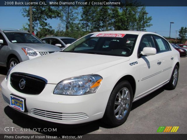 2008 Buick Lucerne CXL in White Diamond Tricoat