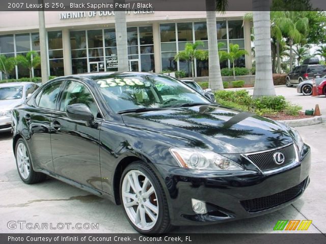 2007 Lexus IS 250 in Black Sapphire Pearl