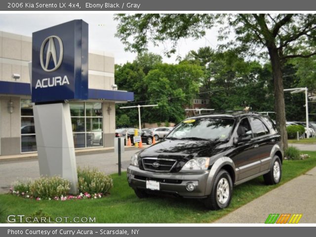 2006 Kia Sorento LX 4x4 in Ebony Black